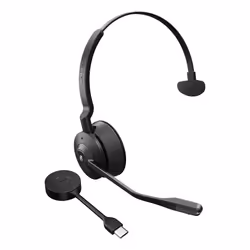 Jabra Engage 55 SE, Sans fil, 40 - 16000 Hz, Bureau/Centre d'appels, 57 g, Casque, Noir