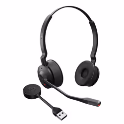 Jabra Engage 55 SE, Sans fil, 40 - 16000 Hz, Bureau/Centre d'appels, 83 g, Casque, Noir