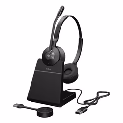 Jabra Engage 55 SE, Sans fil, 40 - 16000 Hz, Bureau/Centre d'appels, 83 g, Casque, Noir