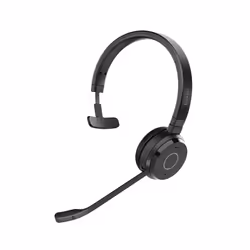 Jabra Evolve 65 TE, Avec fil &amp;sans fil, Bureau/Centre d'appels, 20 - 20000 Hz, 75 g, Casque, Noir