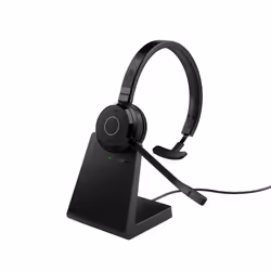 Jabra Evolve 65 TE, Avec fil &amp;sans fil, 20 - 20000 Hz, Bureau/Centre d'appels, 75 g, Casque, Noir