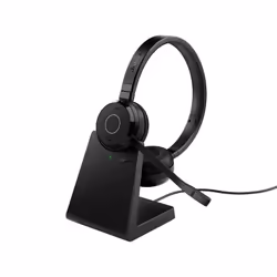 Jabra Evolve 65 TE, Avec fil &amp;sans fil, 20 - 20000 Hz, Bureau/Centre d'appels, 106,3 g, Casque, Noir