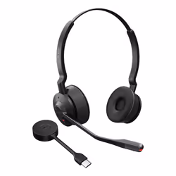Jabra Engage 55 SE, Sans fil, 40 - 16000 Hz, Bureau/Centre d'appels, 83 g, Casque, Noir