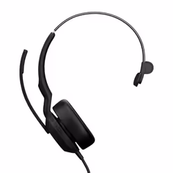 Jabra Evolve2 50, Avec fil, 20 - 20000 Hz, Bureau/Centre d'appels, 99 g, Casque, Noir