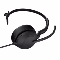 Jabra Evolve2 50 Casque Avec fil Arceau Bureau/Centre d'appels USB Type-C / USB Type-A Bluetooth Noir