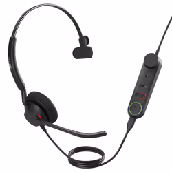 Jabra 5093-299-2259, Avec fil, Bureau/Centre d'appels, 132 g, Casque, Noir
