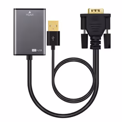 Microconnect VGAHDMI, 0,15 m, VGA (D-Sub), Mâle, Mâle, Noir, 1 pièce(s)