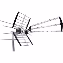 Maximum COMBO212, Extérieure, Noir, Argent, Métal, DAB, UHF, VHF, F, 75 Ohm