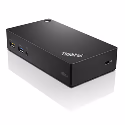 Lenovo ThinkPad USB 3.0 Ultra, Avec fil, USB 3.2 Gen 1 (3.1 Gen 1) Type-A, 10,100,1000 Mbit/s, Noir, 3840 x 2160 pixels, Leno ...