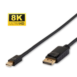 Microconnect DP-MMG-100MBV1.4 câble DisplayPort 1 m Mini DisplayPort Noir