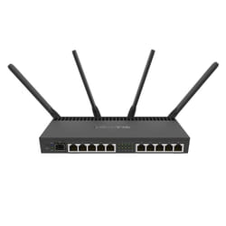 Mikrotik RB4011iGS+5HacQ2HnD-IN routeur sans fil Gigabit Ethernet Bi-bande (2,4 GHz / 5 GHz) Noir