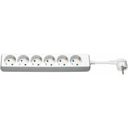Microconnect GRU00615W multiprise 1,5 m 6 sortie(s) CA Blanc