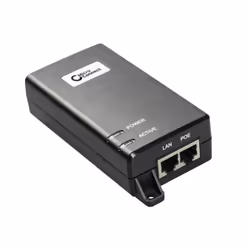 Microconnect POEINJ-30W, 10 Gigabit Ethernet, 10 Mbit/s, 10/100, IEEE 802.3af, Cat5, IP40