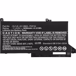 CoreParts MBXDE-BA0140, Batterie, DELL, Latitude 12 7000, Latitude 12 7280, Latitude 12 7480