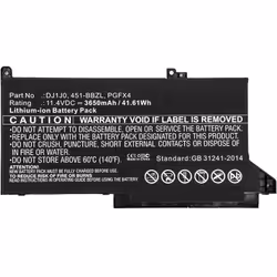 CoreParts MBXDE-BA0140 composant de laptop supplémentaire Batterie