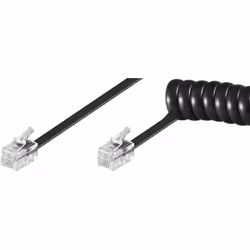Microconnect MPK10700, 7 m, RJ10, RJ10, Noir, Mâle, Mâle