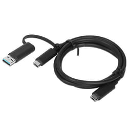 Lenovo 03X7470 câble USB 1 m USB A/USB C USB C Noir