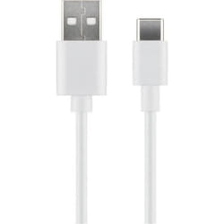 Microconnect USB3.1CCHAR2W câble USB 2 m USB 2.0 USB A USB C Blanc
