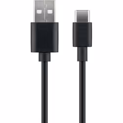 Microconnect USB3.1CCHAR3B, 3 m, USB A, USB C, USB 2.0, 480 Mbit/s, Noir