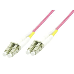 Microconnect FIB440450P câble de fibre optique 50 m LC ST OM4 Rose