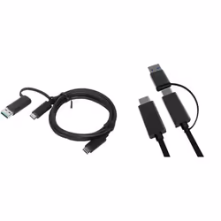 Microconnect USB3.1CCA1, 1 m, USB C, USB C, USB 3.2 Gen 1 (3.1 Gen 1), 10000 Mbit/s, Noir