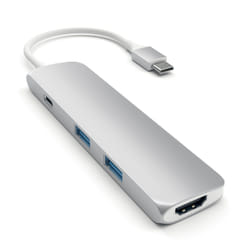 Satechi ST-CMAS station d'accueil USB 3.2 Gen 1 (3.1 Gen 1) Type-C Argent