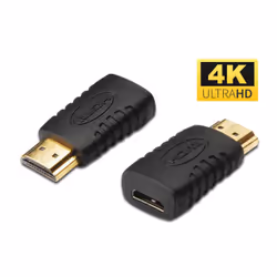 Microconnect HDM19M19FC, HDMI, HDMI Mini, Noir