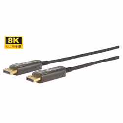 Microconnect DP-MMG-2000V1.4OP, 20 m, DisplayPort, DisplayPort, Mâle, Mâle, 7680 x 4320 pixels
