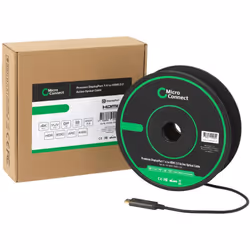 Microconnect DP-HDMI-3000V1.4OP câble vidéo et adaptateur 30 m DisplayPort HDMI Type A (Standard) Noir - Vue supplémentaire 4