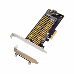 Microconnect MC-PCIE-X4M2, PCIe, M.2, PCIe 3.0, Noir, Serveur, Passif