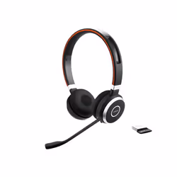 Jabra Evolve 65 SE, Avec fil &amp;sans fil, 20 - 20000 Hz, Bureau/Centre d'appels, 310 g, Casque, Noir