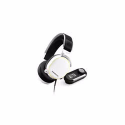 Steelseries Arctis Pro + GameDAC, Avec fil, Jouer, 10 - 40000 Hz, Casque, Blanc