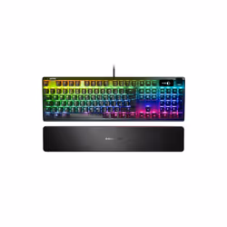 Steelseries Apex Pro, Taille réelle (100 %), USB, Clavier à membrane, QWERTZ, LED RGB, Noir
