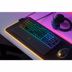 Steelseries APEX 3 clavier USB QWERTY Portuguais Noir - Vue supplémentaire 6
