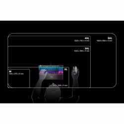 Steelseries QcK Prism Cloth Tapis de souris de jeu Noir - Vue supplémentaire 6