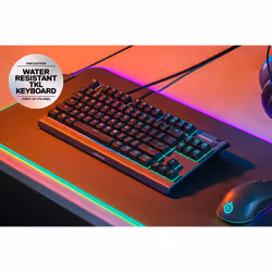 Steelseries APEX 3 TKL clavier USB QWERTY Anglais américain Noir