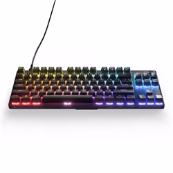 Steelseries Apex 9 TKL, Sans clé (80 - 87%), USB, Interrupteur à clé optique, QWERTY, LED RGB, Noir