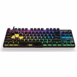 Steelseries Apex 9 TKL, Avec fil, USB, Interrupteur à clé optique, AZERTY, LED RGB, Noir