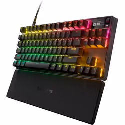 Steelseries Apex Pro TKL, Sans clé (80 - 87%), USB, Clavier mécanique, QWERTZ, LED RGB, Noir