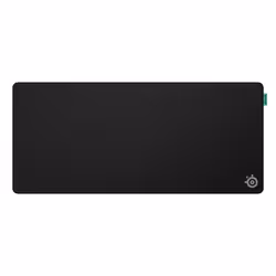 Steelseries 63433, Noir, Monochromatique, mousse, Néoprène, Polyester, Base antidérapante, Tapis de souris de jeu