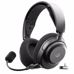 Steelseries Arctis Nova 3P, Sans fil, 20 - 22000 Hz, Musique/Quotidien, 260 g, Casque, Noir