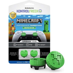 Pack de 2 Minecraft Performance Thumbsticks - STEELSERIES - KontrolFreek - Creeper Edtion - Pour manettes PS5PS4 - Vert