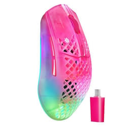 Souris Steelseries gaming sans fil Aerox 3 Wireless Gen 2 Magenta Haze
