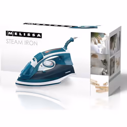 Melissa 16390052 Fer à vapeur Semelle en céramique 2200 W Bleu, Vert - Vue supplémentaire 3