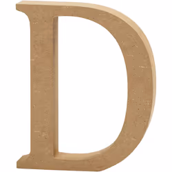 Creativ Company 56313, Lettre décorative, Bois, Bois, 20 mm, 130 mm, 1 pièce(s)
