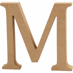 Creativ Company 56322, Lettre décorative, Bois, Bois, 20 mm, 130 mm, 1 pièce(s)