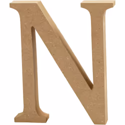 Creativ Company Lettre, N, Lettre décorative, Bois, Bois, 130 mm, 1 pièce(s)