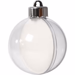 Creativ Company 52142, Boules de décoration de noël, Acrylique, Transparent, 8 pièce(s), 60 mm