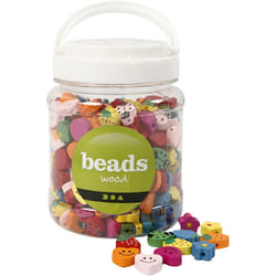 Creativ Company Shaped wooden beads Mélange de perles Bois Multicolore