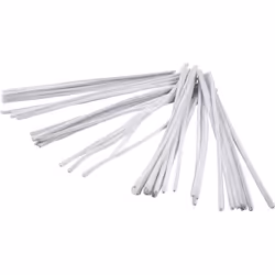 Creativ Company 51619, Kit de loisirs créatifs pour enfants, Nylon, Blanc, 50 pièce(s)